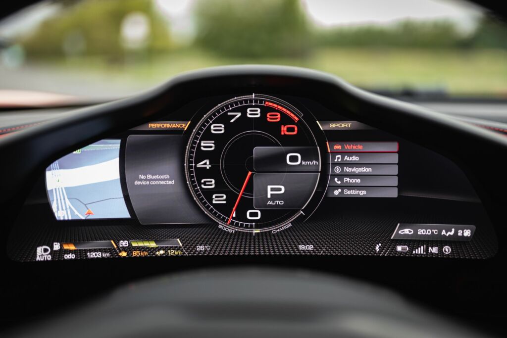 Ferrari 296 GTB Menu