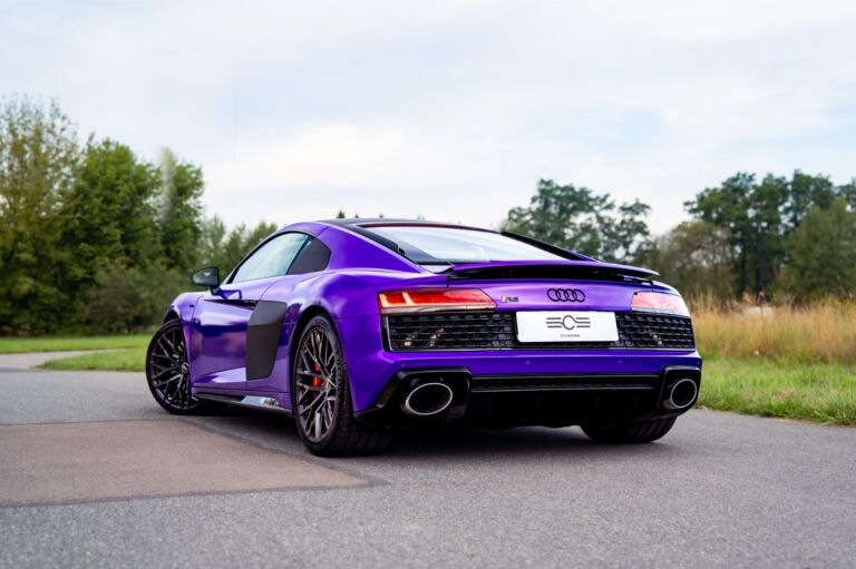 Audi R8 Coupé V10 Performance RWD – sylwetka z tyłu