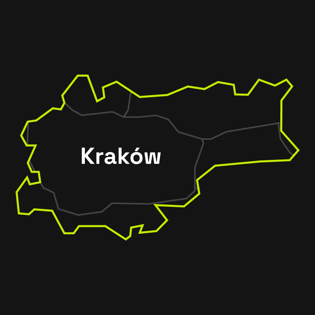 krakow mapka