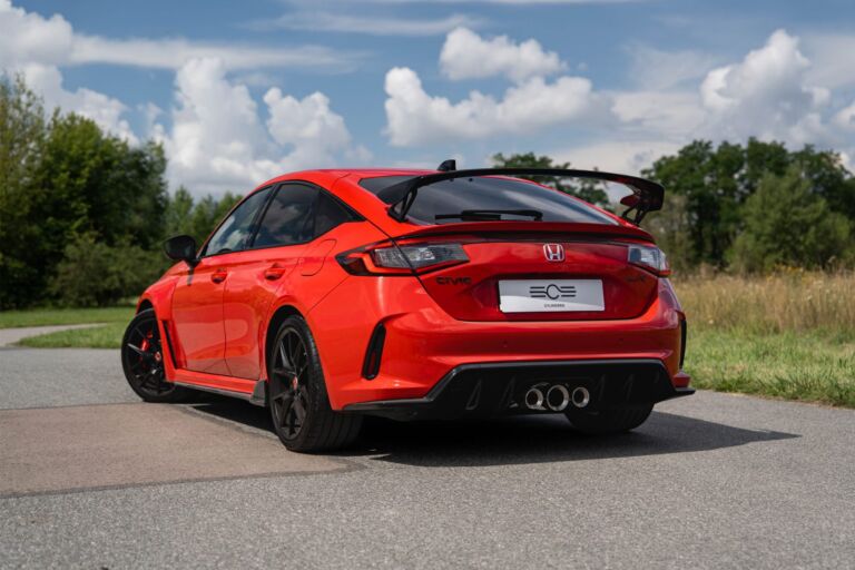 Honda Civic Type R – sylwetka z tyłu