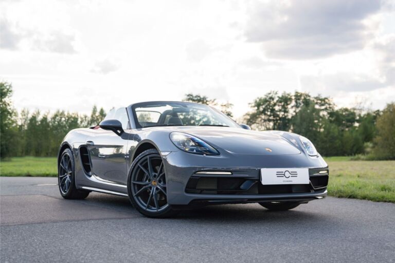 Porsche 718 Boxster Arctic Grey – sylwetka samochodu