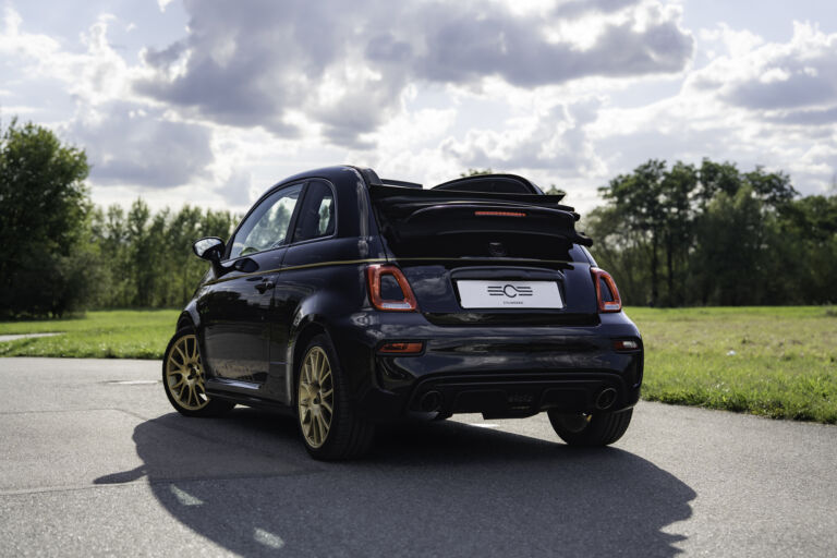 Abarth 595 Scorpioneoro – linia tyłu