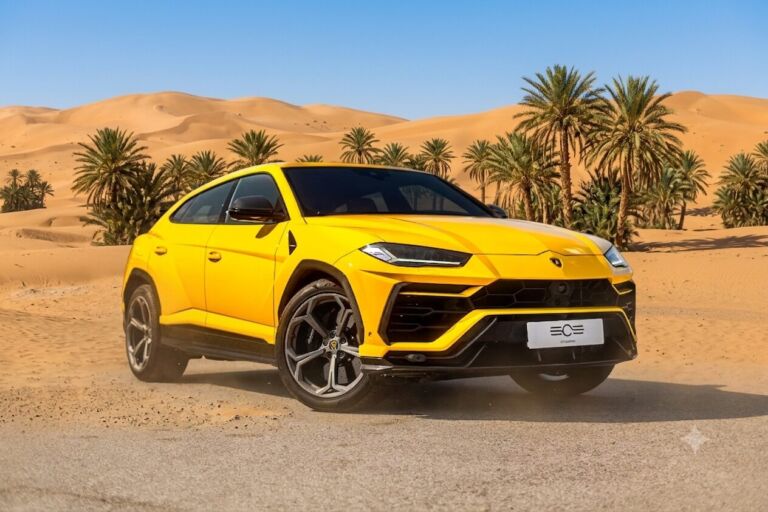 Lamborghini Urus – sylwetka z przodu – ujęcie 12