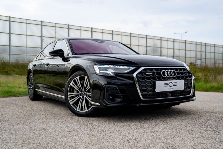 Audi A8 Long – sylwetka z przodu – ujęcie 1
